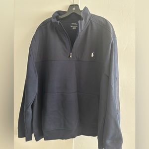 Polo Ralph Lauren 2XB Navy Blue Zip Pull Up Men’s Sweatshirt